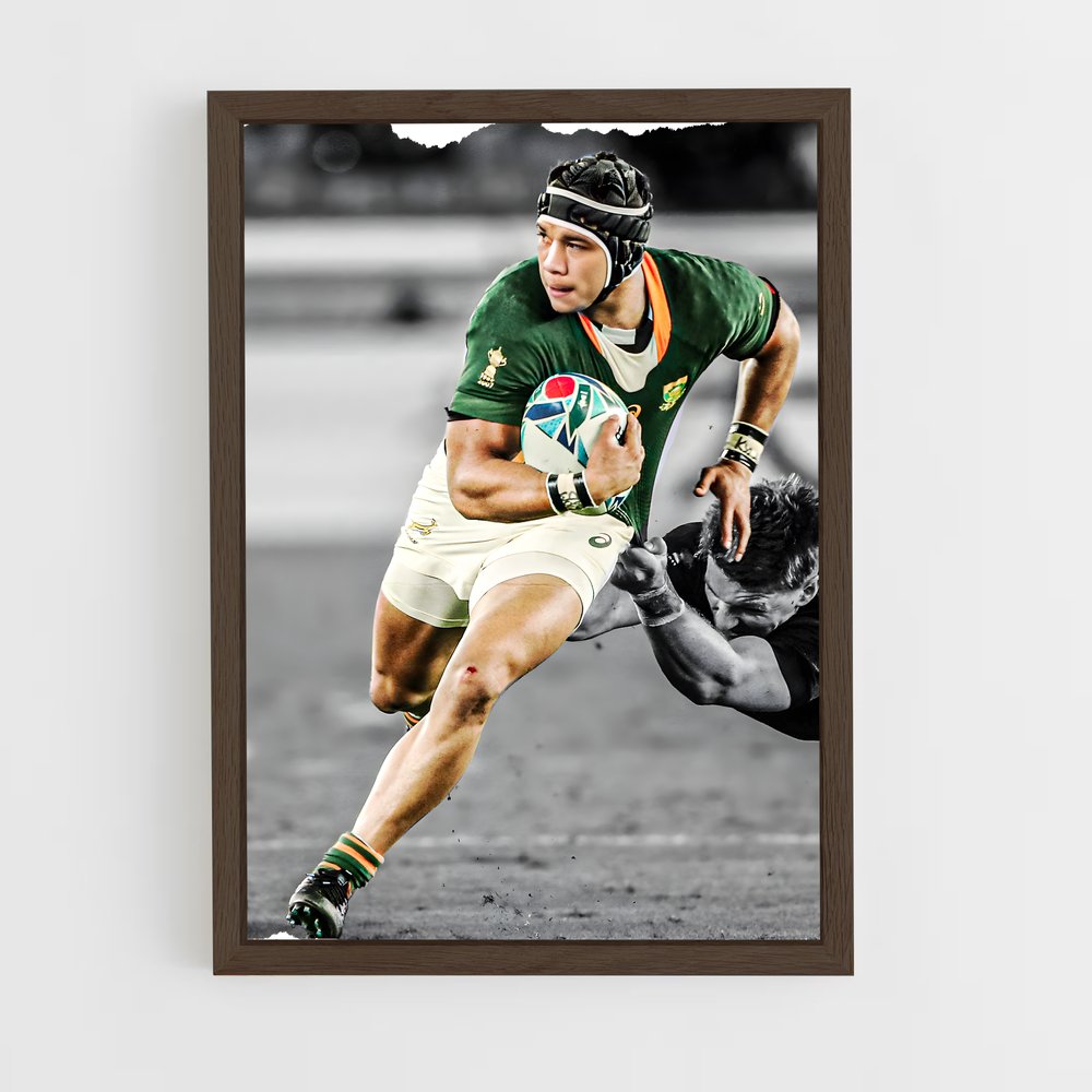 Poster Cheslin de kolbe – affiche Rugby (vue 5)